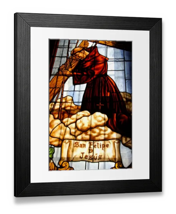 Framed Print : Central America, Guatemala, Antigua, San Felipe. San Felipe de Jesus church, interior