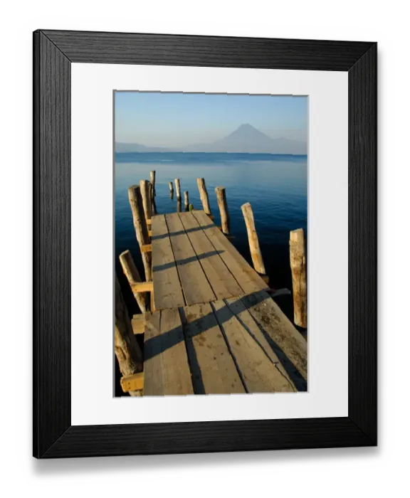 Framed Print : Central America, Guatemala, Western Highlands, Lake Atitlan, Panajachel. Lake pier Framed Print : Central America, Guatemala, Western Highlands, Lake Atitlan, Panajachel. Lake pier