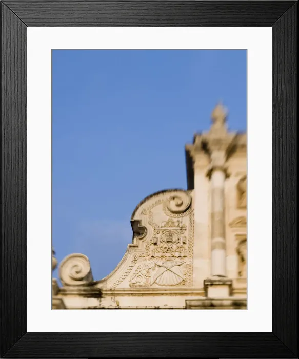 Framed Print : Antigua, Guatemala. Details of the main Cathedral on the town square