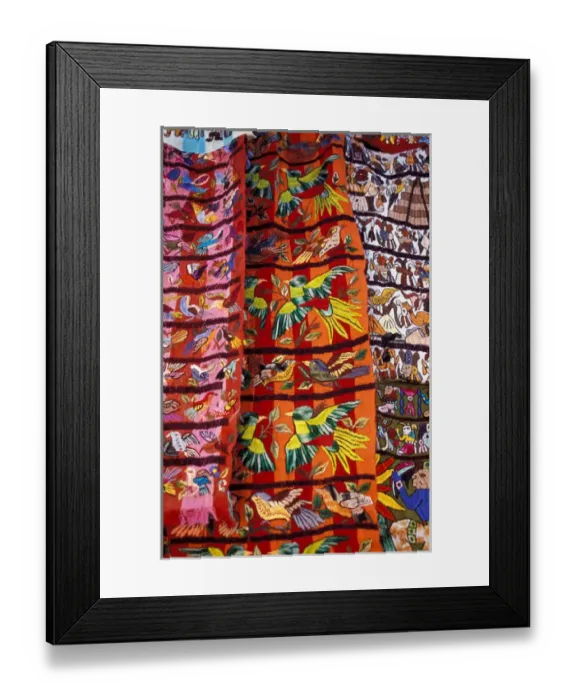 Framed Print : Central America, Guatemala, Highlands, Chichicastenango, Sunday handicraft market Framed Print : Central America, Guatemala, Highlands, Chichicastenango, Sunday handicraft market