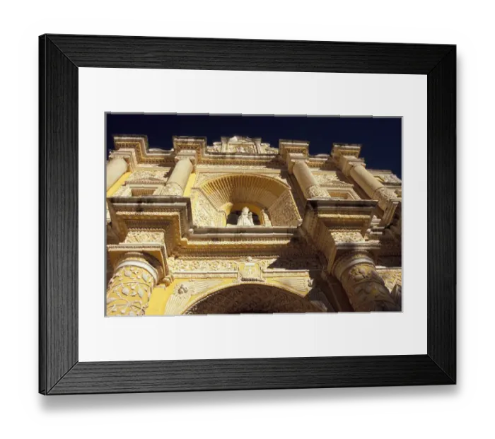Framed Print : Central America, Guatemala, Highlands, Antigua, La Merced Church