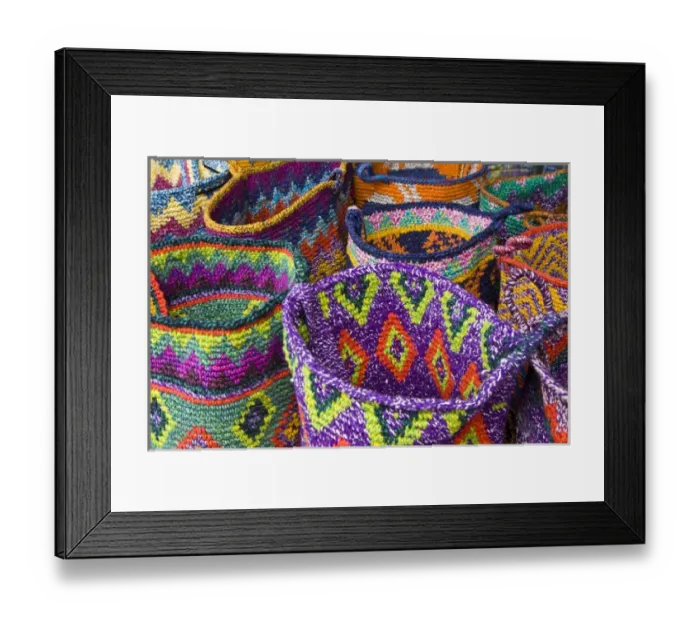 Framed Print : Central America, Guatemala, Chichicastenango. Colorful woven baskets in the market Framed Print : Central America, Guatemala, Chichicastenango. Colorful woven baskets in the market