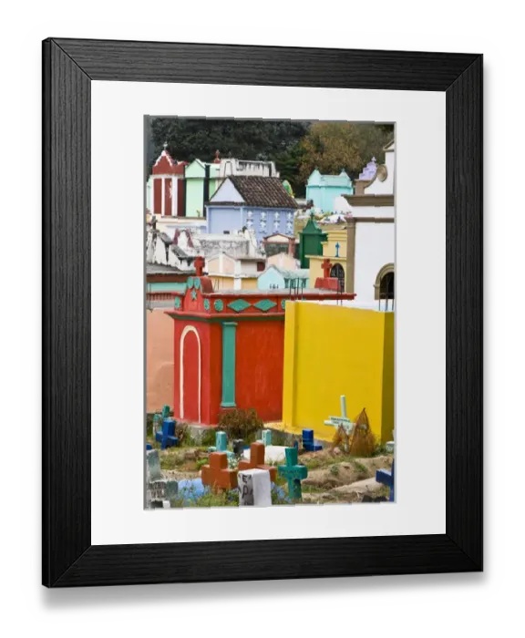 Framed Print : Central America, Guatemala, Chichicastenango. Santo Tomas Cemetery is one of Framed Print : Central America, Guatemala, Chichicastenango. Santo Tomas Cemetery is one of