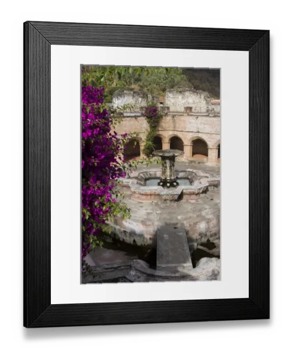 Framed Print : Central America, Guatemala, Antigua. The church of La Merced was originally built in 1548