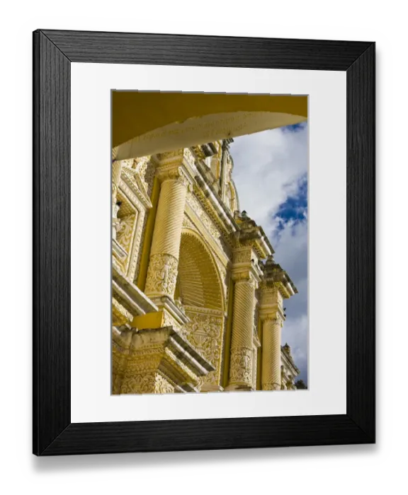 Framed Print : Central America, Guatemala, Antigua. The church of La Merced was originally built in 1548