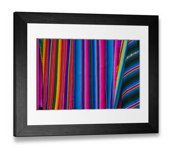 Framed Print : Central America, Guatemala, Chichicastenango. Traditional textiles on display Framed Print : Central America, Guatemala, Chichicastenango. Traditional textiles on display