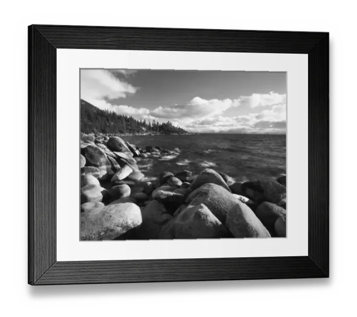 Framed Print : USA, Nevada, Lake Tahoe Nevada State Park, View of lake Tahoe