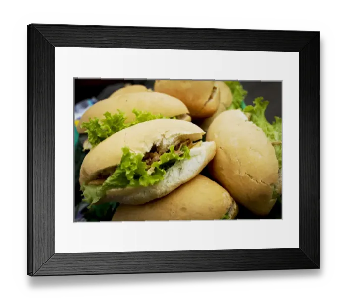 Framed Print : Antigua, Guatemala. Street food. Chicken sandwich Framed Print : Antigua, Guatemala. Street food. Chicken sandwich