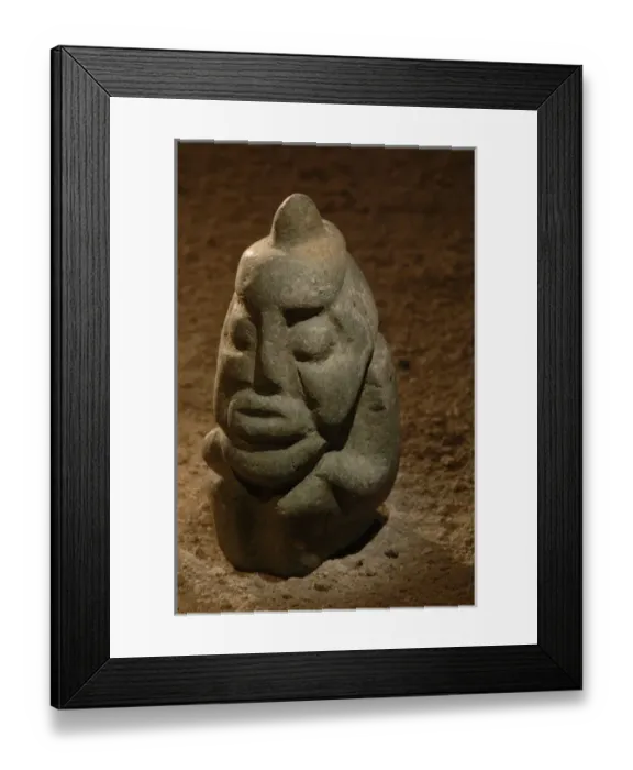 Framed Print : Maya; Maya Murals; San Bartolo; Guatemala; Dr. Bill Saturno