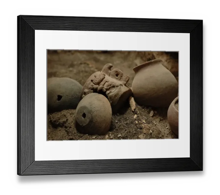 Framed Print : Guatemala, San Bartolo, Mayan remains