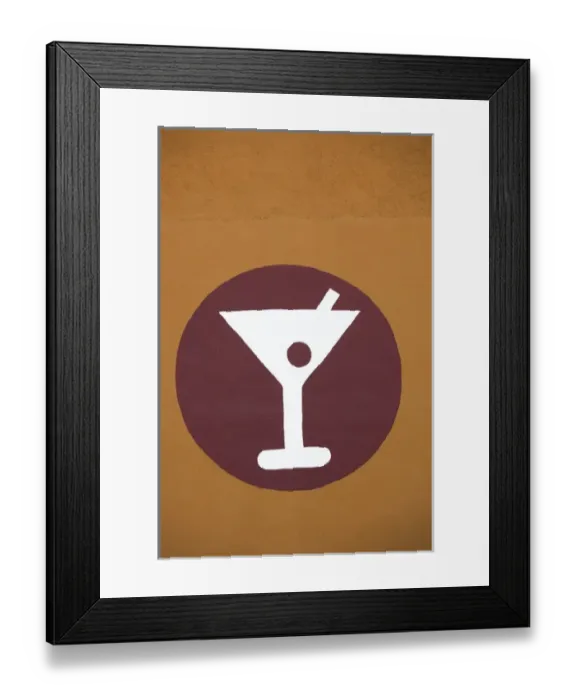 Framed Print : USA, Nevada, Las Vegas, Downtown, First Street, cocktail lounge sign