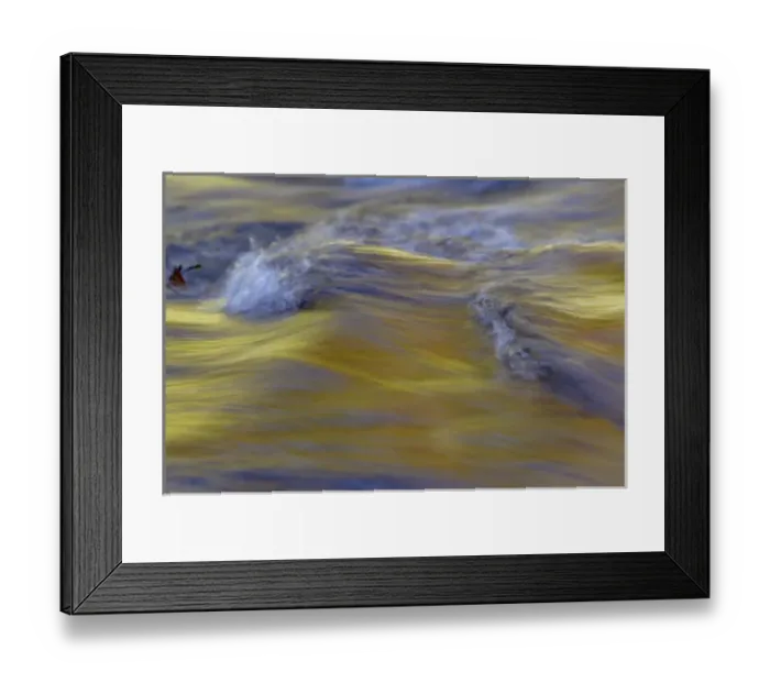Framed Print : Autumn colors reflected on flowing water, Swift River, White Mountain National Forest Framed Print : Autumn colors reflected on flowing water, Swift River, White Mountain National Forest