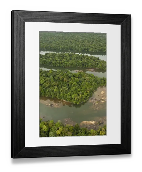 Framed Print : Essequibo River Longest river in Guyana, and the largest river between the Orinoco and Amazon