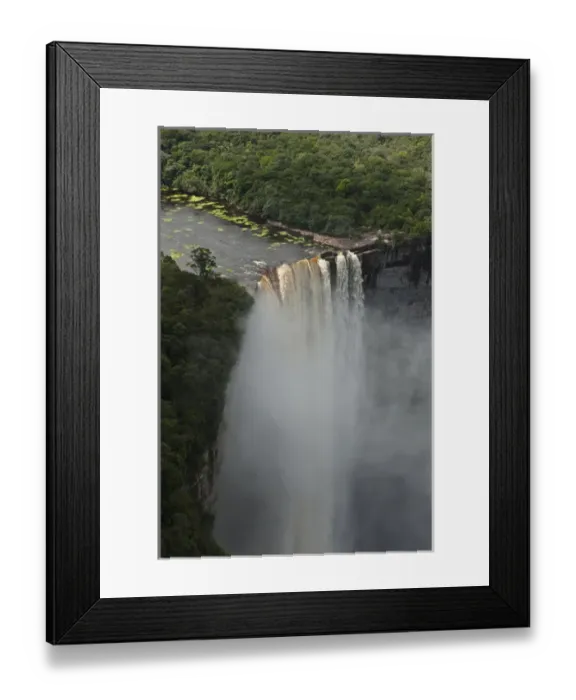 Framed Print : Kaieteur Falls 226 Meters Potaro River which runs into the Essequibo River Framed Print : Kaieteur Falls 226 Meters Potaro River which runs into the Essequibo River