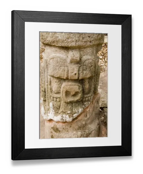 Framed Print : Carved sculptures of Stone at the Fabulous Maya ruins of Mayan Civilization in Copan Framed Print : Carved sculptures of Stone at the Fabulous Maya ruins of Mayan Civilization in Copan