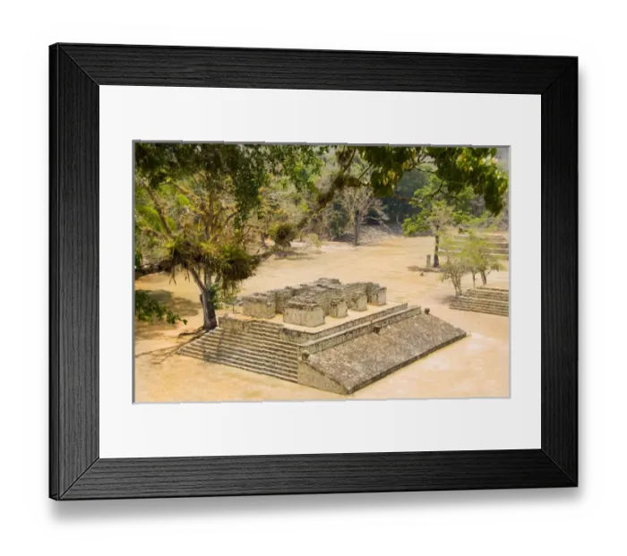 Framed Print : Fabulous Maya ruins of Mayan Civilization in Copan Honduras