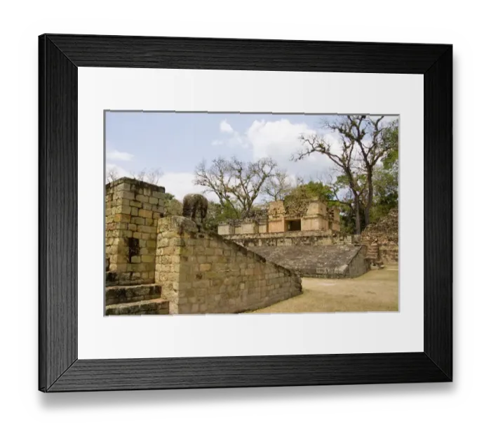 Framed Print : Fabulous Maya ruins of Mayan Civilization in Copan Honduras
