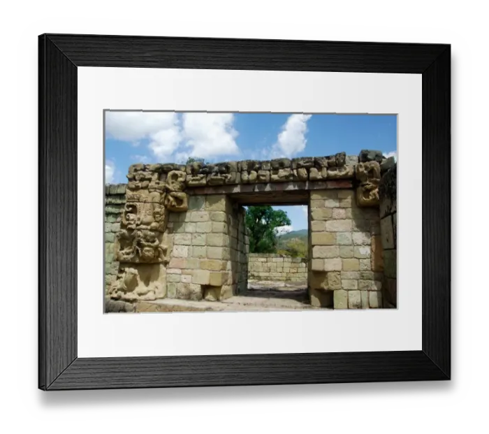 Framed Print : Central America, Honduras, Copan (aka Xukpi in Maya). Ruins of Classic Period Mayan civilization