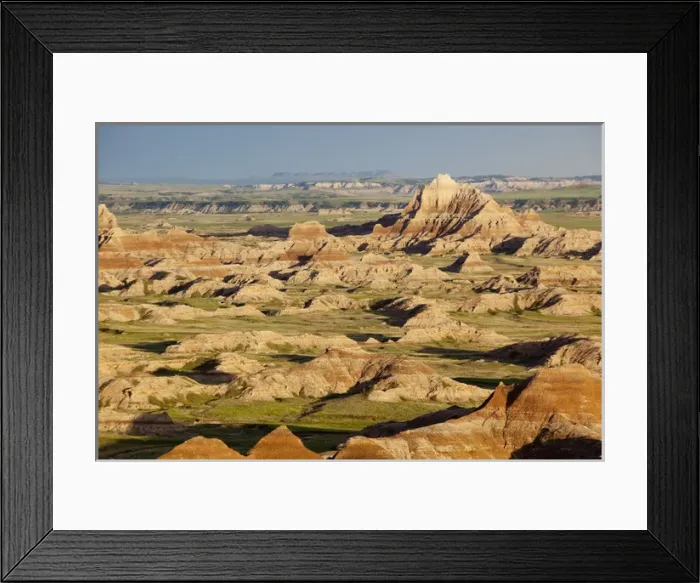 Framed Print : South Dakota, Badlands National Park, Northeast Entrance