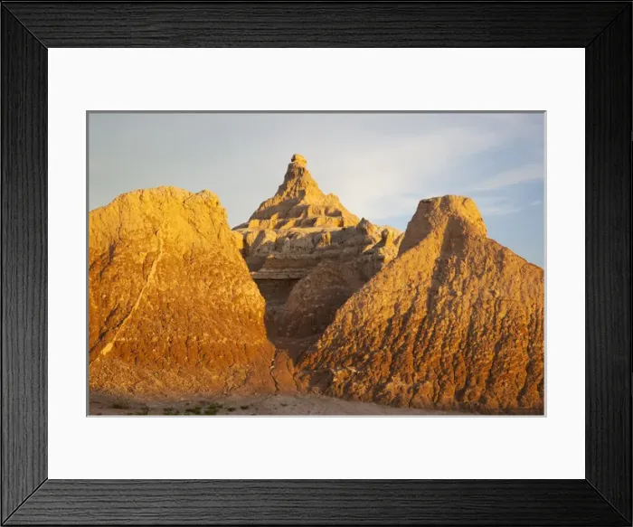 Framed Print : South Dakota, Badlands National Park, Northeast Entrance