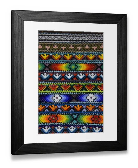 Framed Print : USA; New Mexico; Santa Fe; Beaded jewelery made by Aztec Indians Framed Print : USA; New Mexico; Santa Fe; Beaded jewelery made by Aztec Indians
