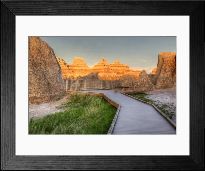 Framed Print : South Dakota, Badlands National Park, Northeast Entrance Framed Print : South Dakota, Badlands National Park, Northeast Entrance