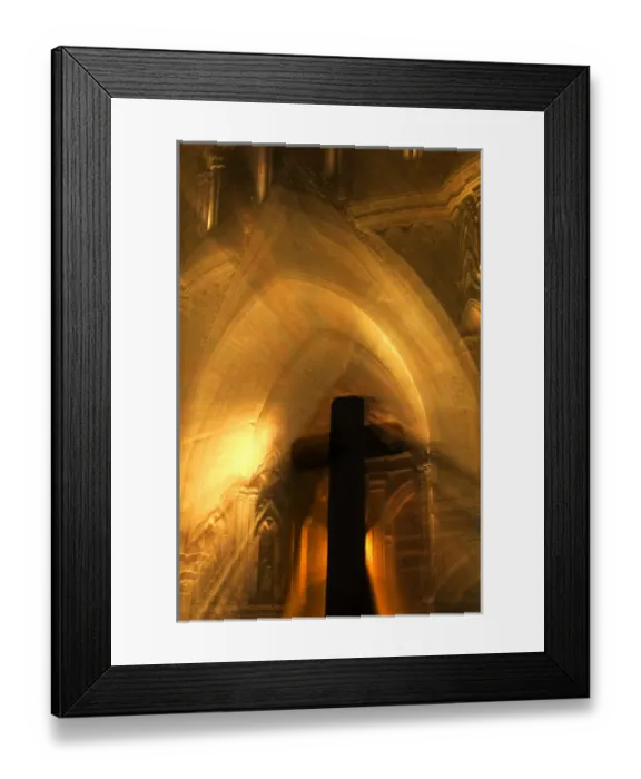 Framed Print : Mexico, San Miguel de Allende. Abstract of cross in front of church. Credit as: Nancy Framed Print : Mexico, San Miguel de Allende. Abstract of cross in front of church. Credit as: Nancy