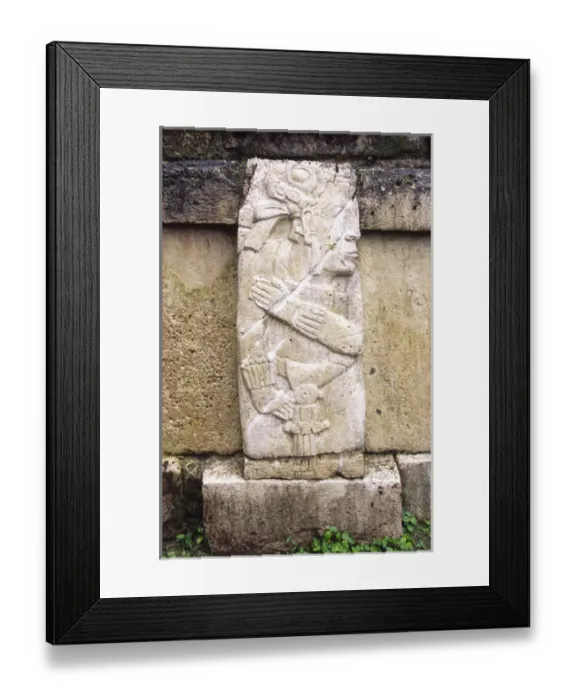 Framed Print : 06. Mexico, Chiapas, Palenque. Mayan stele in the Palace courtyard; Palenque Ruins Framed Print : 06. Mexico, Chiapas, Palenque. Mayan stele in the Palace courtyard; Palenque Ruins