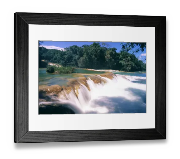 Framed Print : 06. Mexico, Chiapas. Cascades of Agua Azul on the Tulija River Framed Print : 06. Mexico, Chiapas. Cascades of Agua Azul on the Tulija River