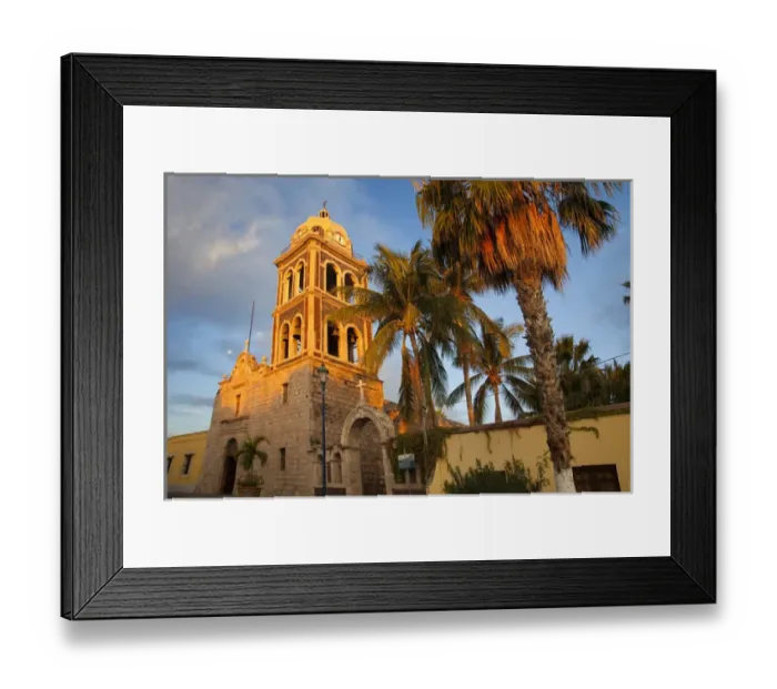 Framed Print : Historic Mission Loreto was founded in 1697 in Loreto Mexico Framed Print : Historic Mission Loreto was founded in 1697 in Loreto Mexico