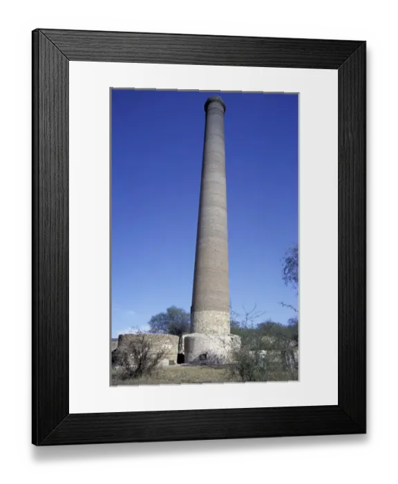 Framed Print : NA, Mexico, Baja, San Isais & San Andres Mine Brick tower Framed Print : NA, Mexico, Baja, San Isais & San Andres Mine Brick tower