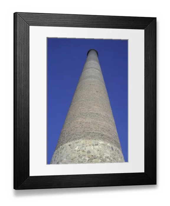 Framed Print : NA, Mexico, Baja, San Isais & San Andres Mine Brick tower