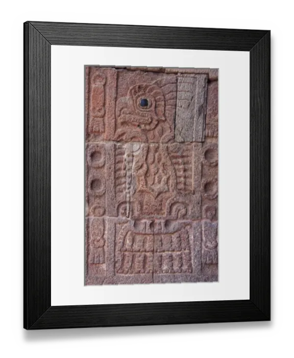Framed Print : North America, Mexico, Teotihuacan, Quetzalpapalotl Palace, elaborate stone reliefs Framed Print : North America, Mexico, Teotihuacan, Quetzalpapalotl Palace, elaborate stone reliefs