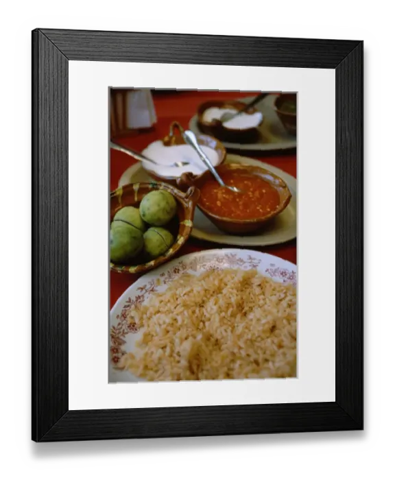 Framed Print : North America - Mexico - Michoacan - Piedra Herrada - Three Virgins Restaurant Framed Print : North America - Mexico - Michoacan - Piedra Herrada - Three Virgins Restaurant