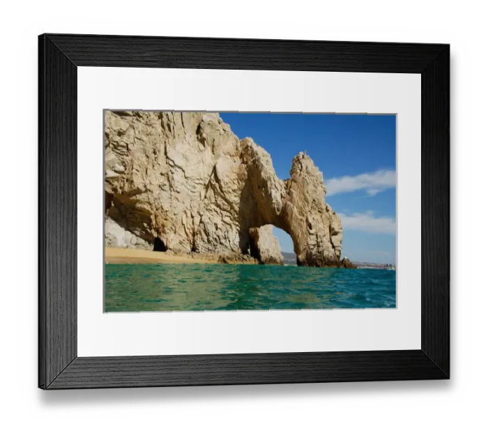 Framed Print : North America, Mexico, Baja Californai Sur, Cabo San Lucas, Los Arcos (The Arches)