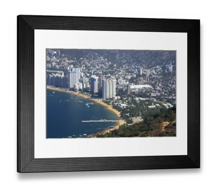 Framed Print : North America, Mexico, State of Guerrero, Acapulco. Overview of the Gold Zone & Acapulco Framed Print : North America, Mexico, State of Guerrero, Acapulco. Overview of the Gold Zone & Acapulco