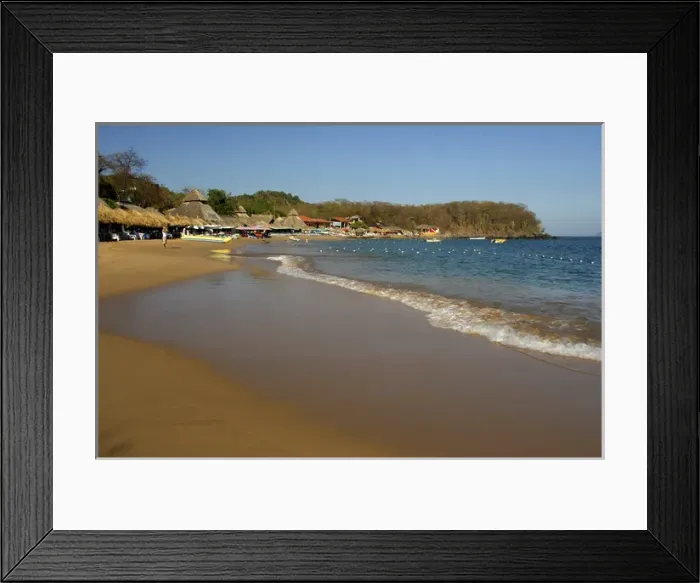 Framed Print : North America, Mexico, State of Guerrero, Ixtapa & Zihuatanejo, Isla Ixtapa