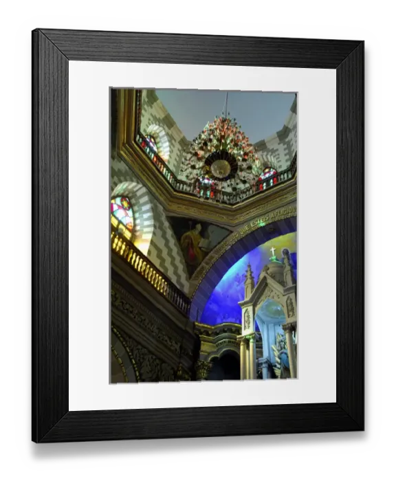 Framed Print : North America, Mexico, State of Sinaloa, Mazatlan. Ornate interior of the Basilica Framed Print : North America, Mexico, State of Sinaloa, Mazatlan. Ornate interior of the Basilica