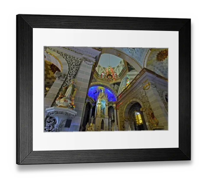 Framed Print : North America, Mexico, State of Sinaloa, Mazatlan. Ornate interior of the Basilica Framed Print : North America, Mexico, State of Sinaloa, Mazatlan. Ornate interior of the Basilica