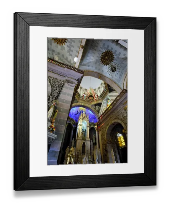 Framed Print : North America, Mexico, State of Sinaloa, Mazatlan. Ornate interior of the Basilica Framed Print : North America, Mexico, State of Sinaloa, Mazatlan. Ornate interior of the Basilica