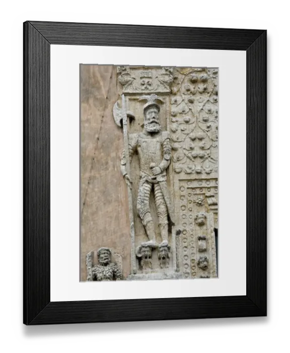 Framed Print : North America; Mexico; Yucatan; Merida. The left-most of two politically incorrect