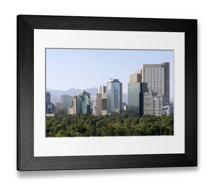Framed Print : High-rise buildings in Mexico City, Mexico Framed Print : High-rise buildings in Mexico City, Mexico