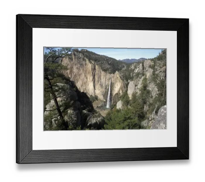 Framed Print : Mexico, Basaseachi Falls Framed Print : Mexico, Basaseachi Falls