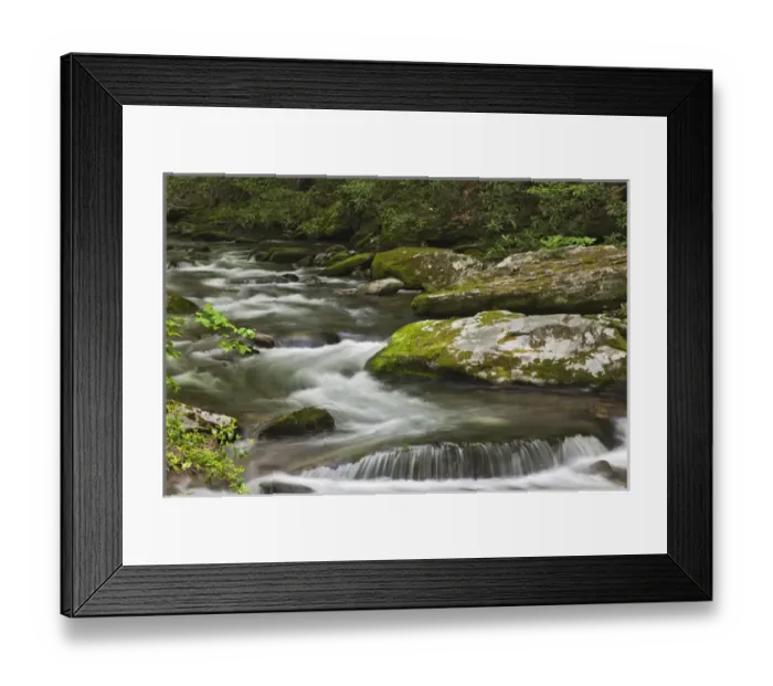 Framed Print : Mountain stream, Great Smoky Mountains National Park, North Carolina Framed Print : Mountain stream, Great Smoky Mountains National Park, North Carolina