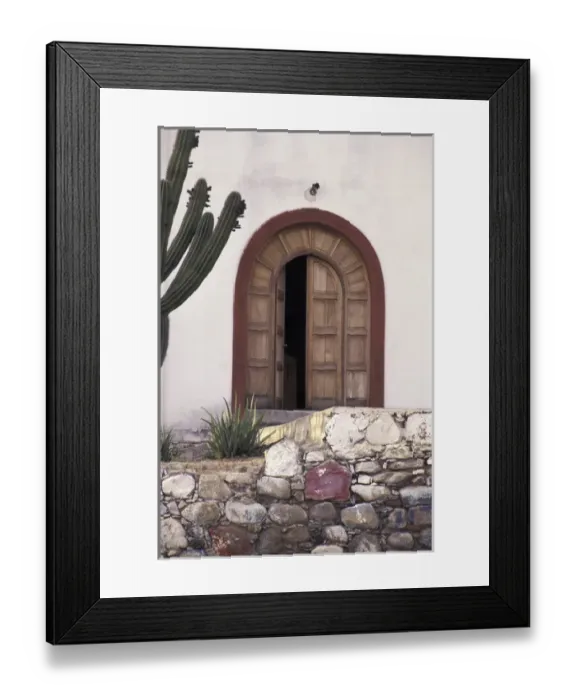 Framed Print : NA, Mexico, Baja Mexico, Todos Santos Church door Framed Print : NA, Mexico, Baja Mexico, Todos Santos Church door