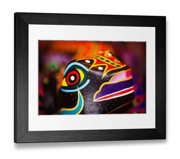 Framed Print : Local Arts & Crafts, Papier Mache, Mexico Framed Print : Local Arts & Crafts, Papier Mache, Mexico