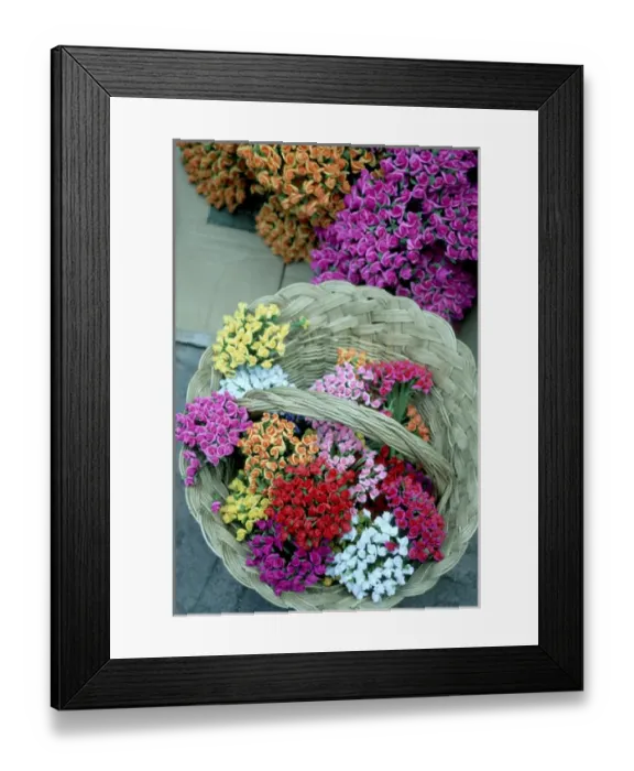 Framed Print : North America, Mexico, Gto. Guanajuato paper flowers for sale in the market Framed Print : North America, Mexico, Gto. Guanajuato paper flowers for sale in the market