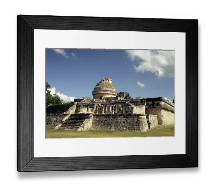 Framed Print : North America, Mexico, Yucatan, Chichen Itza the observatory Framed Print : North America, Mexico, Yucatan, Chichen Itza the observatory