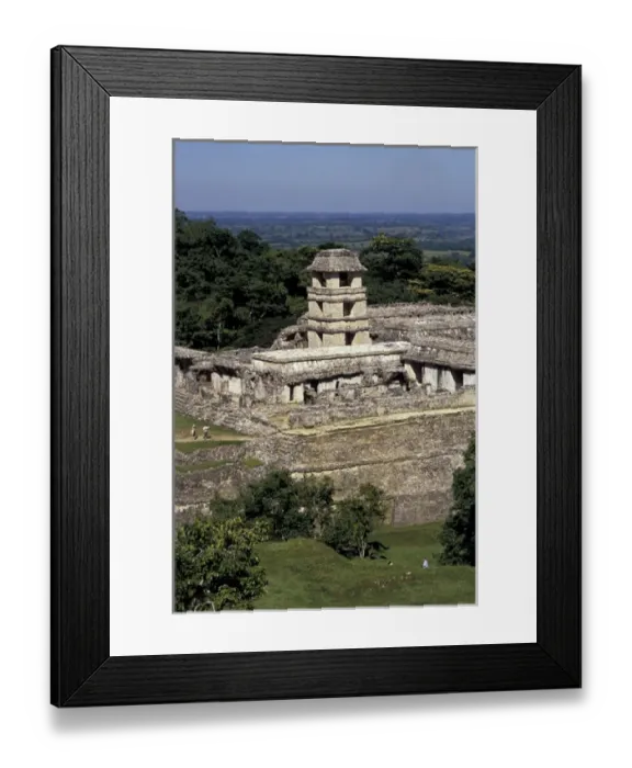 Framed Print : North America, Mexico, Chiapas, Palenque the palace Framed Print : North America, Mexico, Chiapas, Palenque the palace