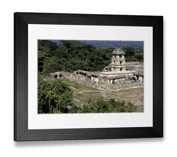 Framed Print : North America, Mexico, Chiapas, Palenque the palace Framed Print : North America, Mexico, Chiapas, Palenque the palace